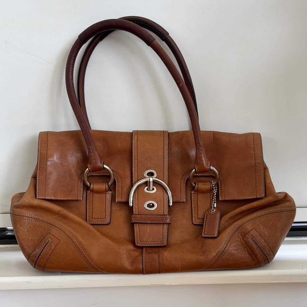 Coach Brown Leather Handbag